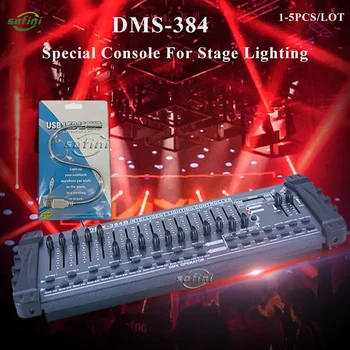 1-5 Adet DMX512 ışık kontrolörü 384 sahne aydınlatma DJ konsol ekipmanları Par ışıkları LED hareketli kafa barlar disko