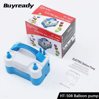 110V 220V HT-508 Balon pompası elektrikli pompa çift delikli balon şişirme ev taşınabilir küçük şişirme elektrikli pompa