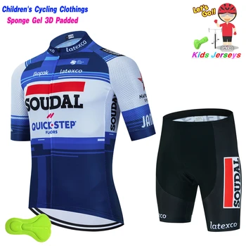 2023 Yaz Hızlı Adım Çocuklar Bisiklet Jersey Seti Çocuk Kısa Kollu Bisiklet Giyim MTB Ropa Ciclismo Erkek Bisiklet Takım Elbise bisiklet kıyafeti