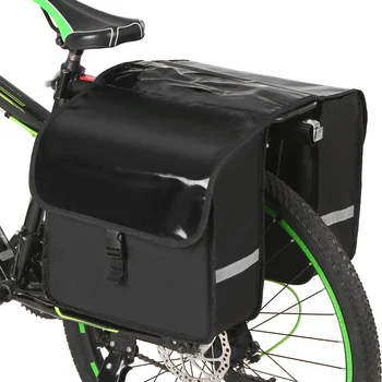 28L Suya Dayanıklı Bisiklet Arka Koltuk Taşıma Çantası Raf bagaj çantaları Bisiklet Çift Taraflı Bagaj Bisiklet Banliyö Çantası Pannier