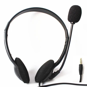 3.5 mm çağrı merkezi kulaklıkları Toplu bilgisayar kulaklığı için Mikrofon ile cep telefonu laptop onarım istasyonu PC Tablet, İş Skype Ofis