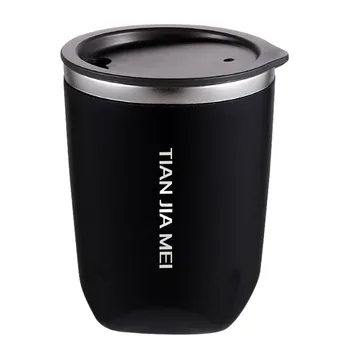 300ML Paslanmaz Çelik termos kupa Çok Renkli Vakum Yalıtım Kahve Kupa Taşınabilir Bardak Sürgülü Kapaklı