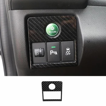 ABS Karbon Fiber Oto Aksesuar Araba Far Ayar Anahtarı Paneli Kapak Honda HRV İçin HR-V Vezel 2014 ila 2019 1 adet