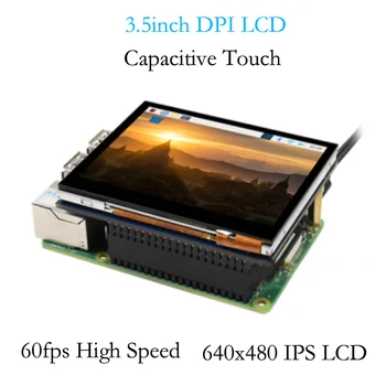 Ahududu Pi 3.5 inç DPI LCD Kapasitif Dokunmatik Ekran 640×480 3.5 inç dokunmatik ekran