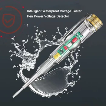 Akıllı Su Geçirmez voltmetre Kalem Güç gerilim dedektörü Elektrik Dedektörü Test Kalem Elektrik Gösterge Aracı