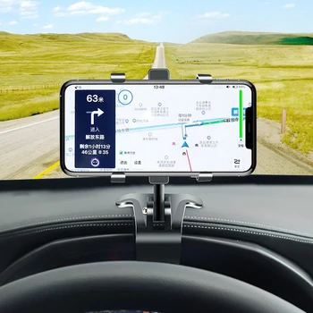Araba cep telefonu tutacağı Pano Navigasyon Sabit Braket 360°Rotasyon Evrensel araba için çok işlevli İç Aksesuarları