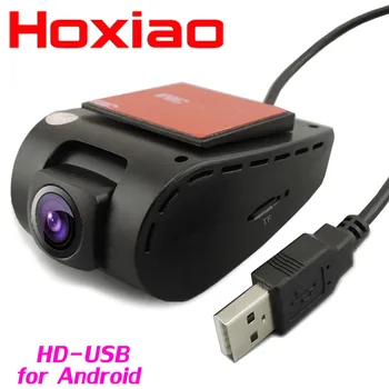 Araba dvr'ı Kamera USB konektörü Araç HD 1280 * 720 P Dvr Android IŞLETIM SISTEMI mini Araba Sürüş Kaydedici Kamera