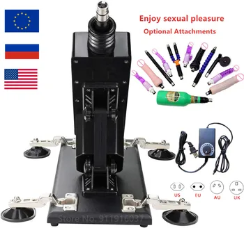 Ayarlanabilir Hız Seks Makinesi Otomatik Sokmak Dildo Aşk Makineleri İçin Kadın Erkek G Noktası Vajina Eklemek Anal Klitoris Vibratörler