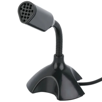 Ayarlanabilir USB Dizüstü Mikrofon Mini Stüdyo Konuşma Mikrofon Standı Mikrofon Tutucu İle masaüstü bilgisayar
