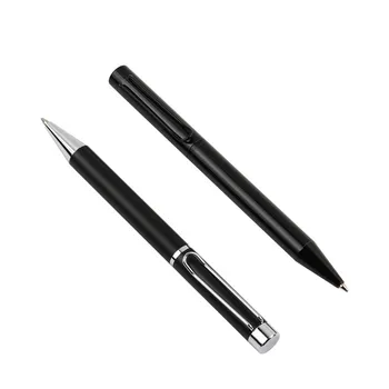 Baikingift 1 ADET Yüksek Kaliteli Metal Ağır Tükenmez Kalem 0.7 mm Mavi / Siyah Top Promosyon Hediye okul için kalem Ofis Malzemeleri
