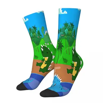 Bebek Dino Park dinozor çorap erkek Erkek kadın bahar çorap Hip Hop