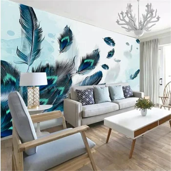 beibehang Özel duvar kağıdı 3d fotoğraf duvar basit İskandinav el-boyalı oturma odası yatak odası duvar kağıtları ev dekor papel de parede