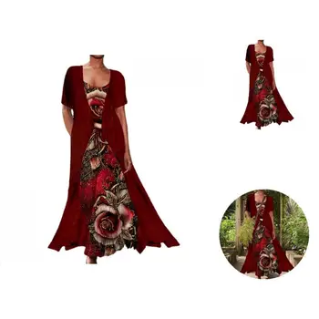 Canlılık Pratik kadın iki parçalı elbise seti İlkbahar/Sonbahar Bayan Elbise Yırtılmaya Dayanıklı parti için