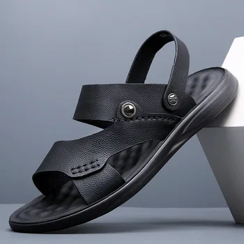 Erkekler Flip Flop Yaz Ayakkabı Adam Dışında plaj terlikleri Hafif Yumuşak Terlik Erkek Ayakkabı Artı Boyutu 38-48 Erkek Sandalet düz ayakkabı