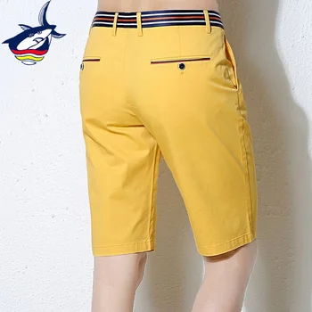 Fasion Tace & Sark Marka Türlü Erkekler 97 % Pamuk Breatable Rahat erkek Türlü Diz Lent Sarı Kırmızı Sıralama Pantolon Artı Boyutu 38