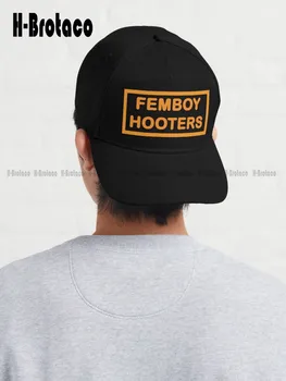 Femboy Hooters Giyim beyzbol şapkası moda Kapaklar Taktik Yaz Güneş Koruyucu Şapkalar Denim Renk Pamuklu Denim Şapkalar Harajuku Karikatür