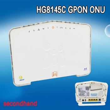 GPON ONU EPON HG8145C ONT terminali ile 1GE + 3FE + ses + wıfı İngilizce yazılım uyumlu hG8546M İkinci El
