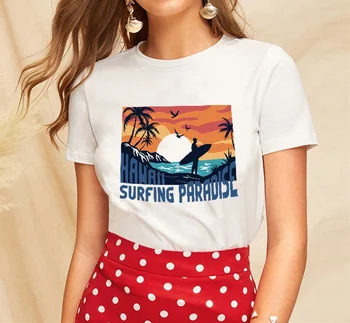 Hawaii Plaj T Shirt Yaz Sevimli Moda Rahatlatıcı Vintage Tee Bahamalar yapmıyorum Sabahları Plaj Ördek Mektup Baskı Grafik Tee