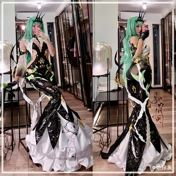 InYOYO Oyun Mobius Cosplay Honkai Darbe 3 Kostüm Savaş İnce Elbise Parti Üniforma Rol Oynamak Cadılar Bayramı Karnaval Kadınlar İçin 2023