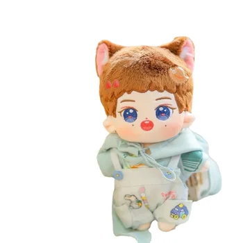 Kedi kulak 20cm EXO Kpop Peluş Bebek Bebek Bebek Saç Peluş Bebek Oyuncak Bebek Aksesuarları Bizim Nesil Hediye