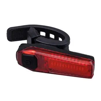 kuyruk lamba ışığı Şarj Edilebilir Alarm Bisiklet El Feneri USB Aksesuarları Yol Bisikleti sele çanta Sele Kargo Rafı Gece Sürme