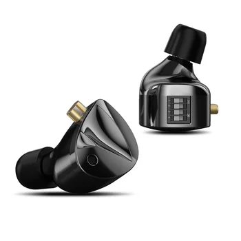KZ D-FI Kulak 4-Level Monitör customizableTuning Anahtarı Kulaklık HıFı Kulaklık Zobel ağ devre tasarımı Kulaklık