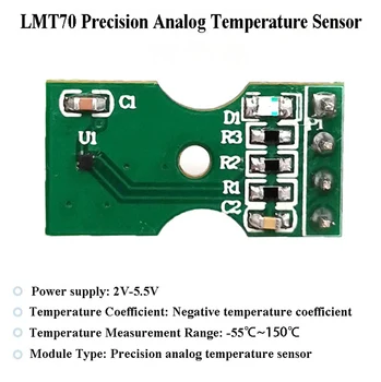 LMT70 Hassas Analog Sıcaklık Sensörü Modülü 2V-5.5 V -55℃~150℃