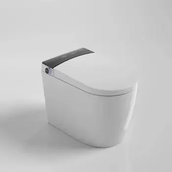 Lüks P-trap Duvar Asılı Akıllı WC Uzatılmış Uzaktan Kumandalı Akıllı Bide Tuvalet T3
