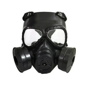 M04 Simülasyon Gaz Maskesi Gerçek Hayat Saha Ekipmanları Hiçbir Gaz Çift Fan Taktik Maske Modeli