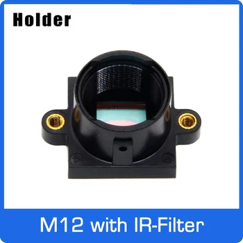 M12 Montaj Tutucu PC + 30 % GF ile 650nm IR Filtre M12 Lens Desteği 20mm Delik Mesafesi PCB kartı modülü veya güvenlik kamerası