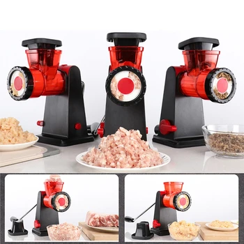 Manuel Kıyma makinesi tezgah mikseri Gıda Değirmeni Et Kıyma Sosis Doldurma Makinesi ABS Malzeme Mutfak Pişirme Sosis