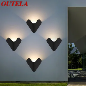 OUTELA duvar aplik açık yaratıcı su geçirmez ışık Modern yaratıcı LED lamba aksesuarı ev koridor için