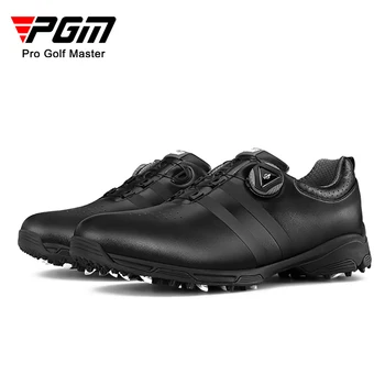 Pgm Su Geçirmez spor ayakkabı erkek Golf ayakkabıları Nefes Spor Eğitimi Golf erkek Kaymaz Döner Toka Golf Eğitmeni XZ186