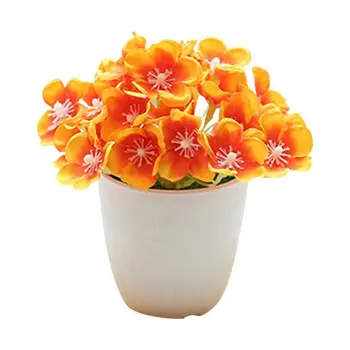 Pratik Sahte Bonsai Taze tutma UV dayanıklı Sahte ipek çiçek Zarif Masa Centerpiece Sahte Ortanca Bonsai
