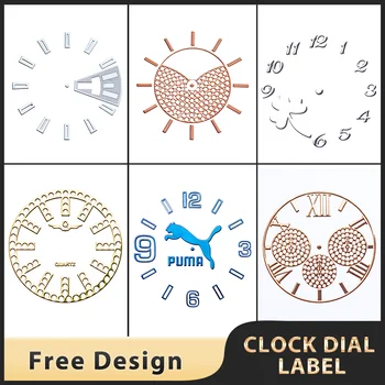 Profesyonel Özel Metal İzle Yüzey YUKARI Metal İşareti Saat Krom kaplama Arama Elektroform logo etiketi