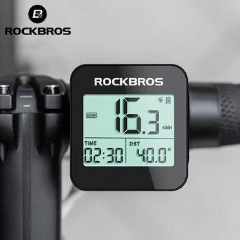 ROCKBROS GPS Kilometre Bisiklet Bilgisayar MTB Yol Bisikleti Su Geçirmez Otomatik Dijital Kronometre Bisiklet Kilometre Sayacı Bisiklet Bilgisayar