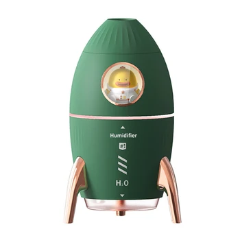 Roket Denizanası Hava Nemlendirici Modelleme Serin Sis Uçucu Yağlar Difüzör Koku Difüzör Nemlendiriciler Yeşil