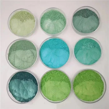 Sağlıklı Doğal Yeşil Mineral Mika Tozu DIY Sabun Boyası Sabun Renklendirici makyaj Göz Farı sabun tozu Cilt Bakımı Tırnak Aralık Reçine