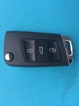 Seat Ibiza Toledo Altea Leon 3 Düğme FOB Uzaktan Çevirme anahtar kovanı Kesilmemiş Bıçak Hiçbir Logo Boş Araba aksesuar oto Parçaları