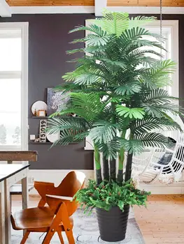 yapay bitkiler Üç ve iyi şanslar ağacı ev dekorasyon yeşillik bitki yapay ağaçlar ev dekor için ev bitkileri bonsai