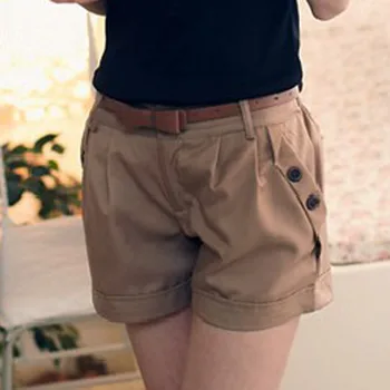 Yaz Bayan Kot Şort Kot Kısa Boy Yüksek Belli Katı İngiltere Tarzı Orta Bel Yaz Şort Pantolon джинсыхенский