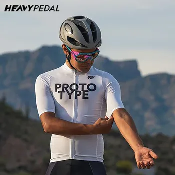 Yaz erkek Pro Team Beyaz Kısa Kollu Aero Jersey Yarış Bisiklet Jersey Bisiklet İnce Bisiklet Giyim İtalya Örgü Kumaş Kol