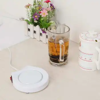 Yeni Elektrikli Kahve kupa ısıtıcı Ev Ofis Masası İçin Sabit Sıcaklık ısıtma plakası süt ısıtıcı Çin Standardı