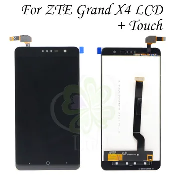 ZTE Grand X 4X4 Z956 Z957 LCD Ekran Ekran Sayısallaştırıcı Dokunmatik Panel Siyah araçları ile ZTE Grand X4