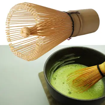 Çay Tozu için Geniş Uygulama Bambu Bambu Matcha Yeşil Çay Çırpma Teli